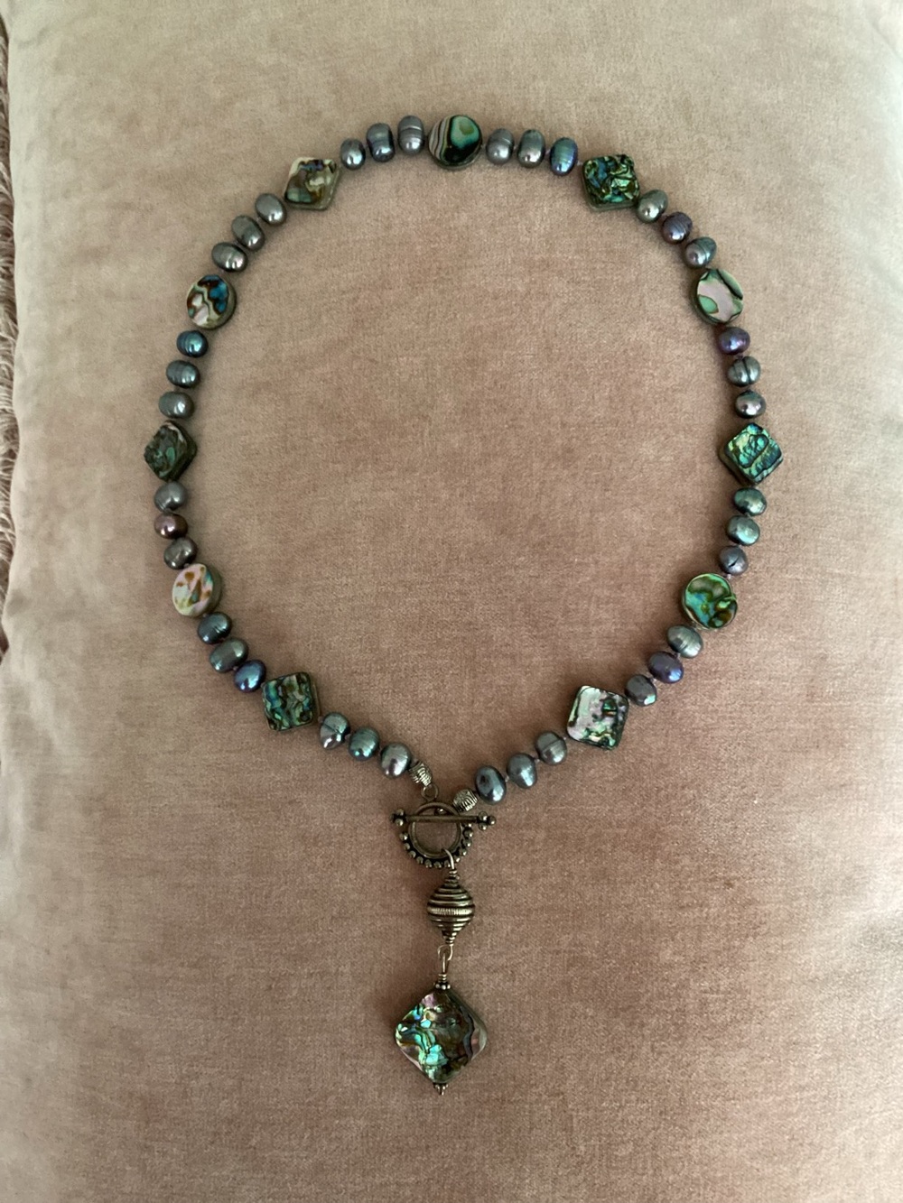 Long Abalone Necklace
